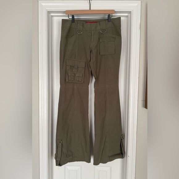 Guess Y2K Gorpcore Cargo Pants Size 31 Wide Leg Utility Streetwear - Picture 2 of 11